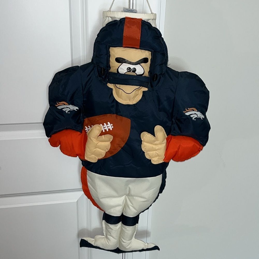 Vintage Wincraft Sports Denver Broncos NFL Football Player Windsock 28" retro